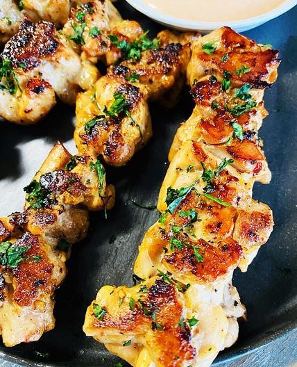 Blackstone Teriyaki Chicken Skewers