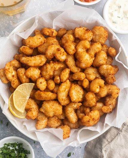 Popcorn Shrimp in the Air Fryer