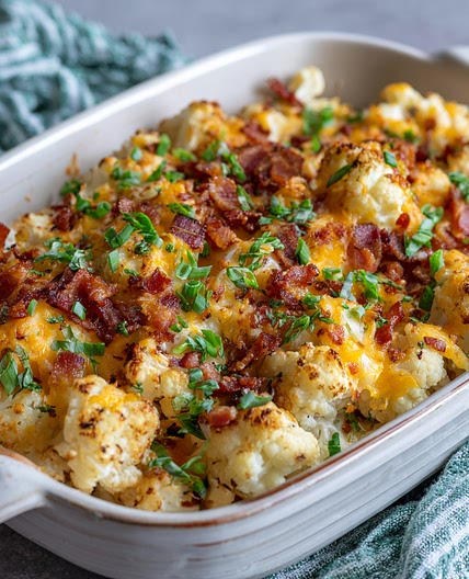Loaded Cauliflower Casserole