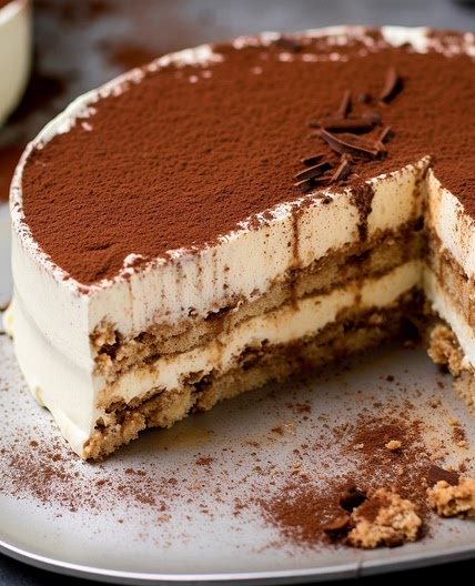 No Bake Tiramisu Cheesecake