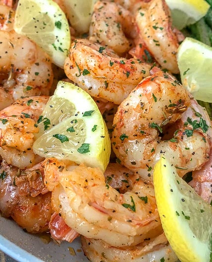 Lemon Garlic Butter Shrimp with Asparagus