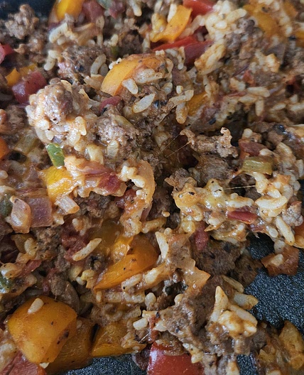 Stuffed pepper casserole