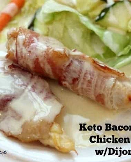 Keto Bacon Wrapped Chicken Tenders