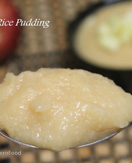 Apple Rice Pudding