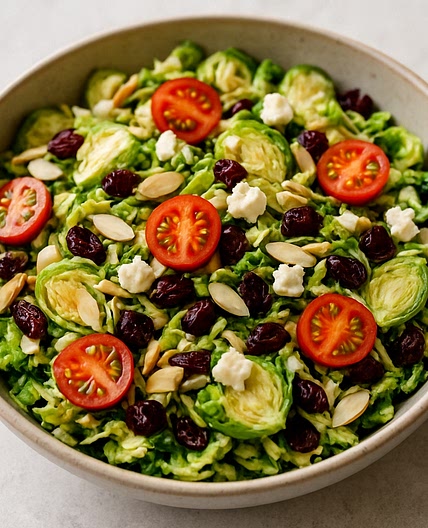 Healthy Brussel Sprout Salad | Recipe :