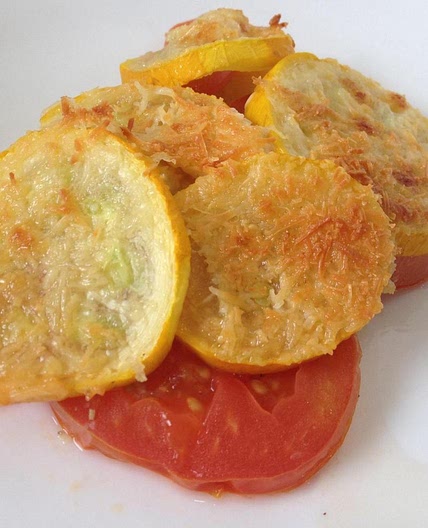Receita de Abobrinha e tomate assados