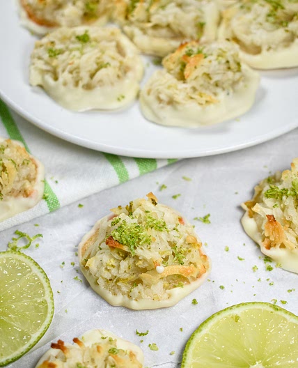 Coconut Lime Macaroons