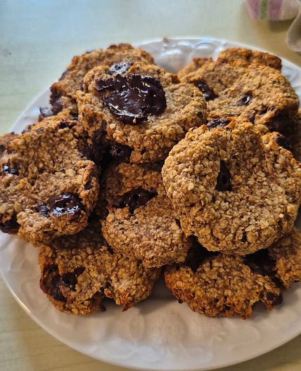 Banana oat cookies
