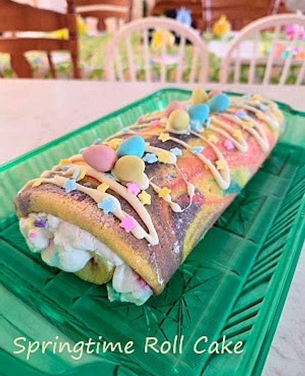 Springtime Roll Cake