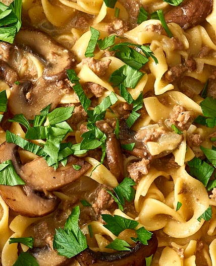 One-Pot Weeknight Beef Stroganoff