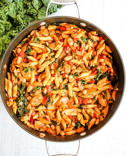 Healthy Chicken Sausage Pasta