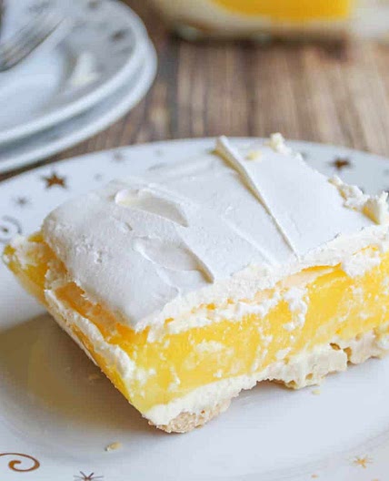 Lemon Pudding Bars