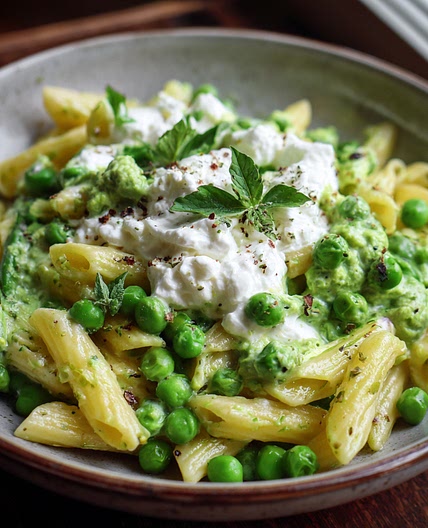 Pea and Ricotta Pasta