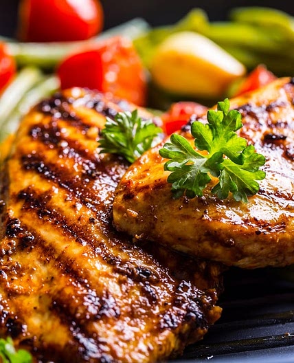 Frango com manteiga de ervas