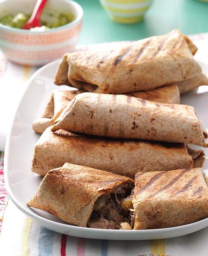 Grilled Beef Chimichangas