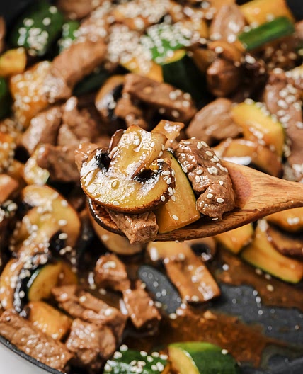 Hibachi Steak Bites with Vegetables