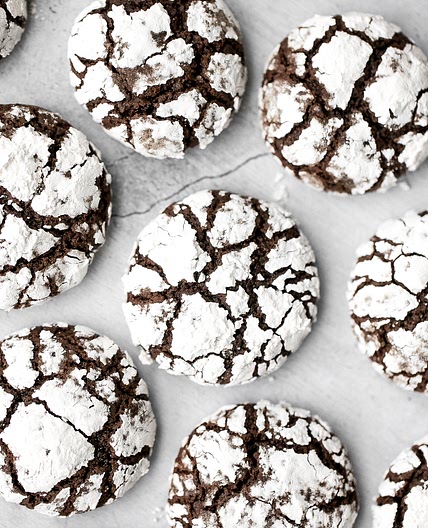 Chocolate Crinkle Cookies
