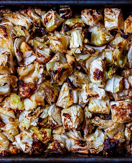 Charred Salt and Vinegar Cabbage