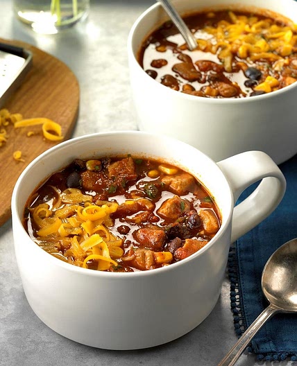 Slow-Cooker Spicy Pork Chili