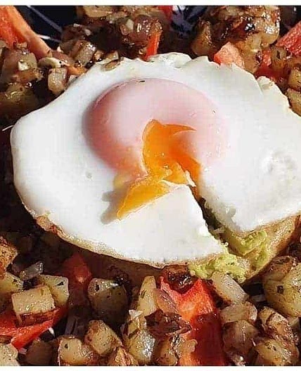 Crumpet Avo Sunshine