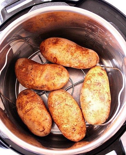Instant Pot Baked Potatoes recipe