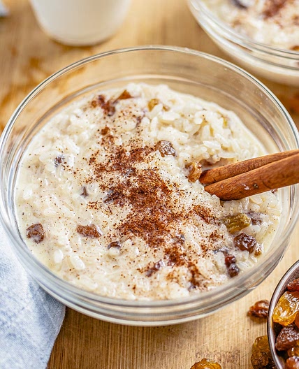 Rice Pudding with Cooked Rice