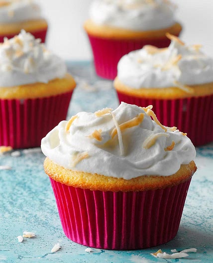 Coconut Tres Leches Cupcakes
