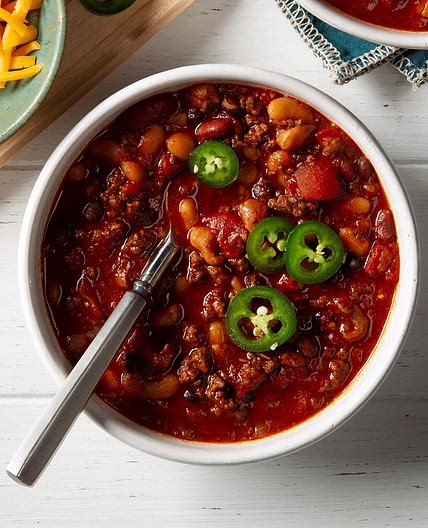 Pressure-Cooker Five-Bean Chili
