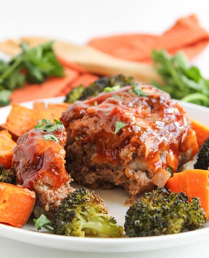 Gluten-Free Mini Meatloaf and Veggies