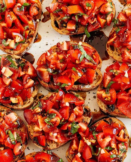 Tomato and Basil Bruschetta