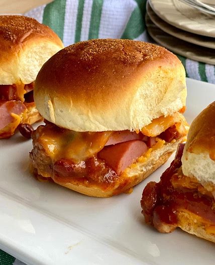 Chili Cheese Dog Sliders