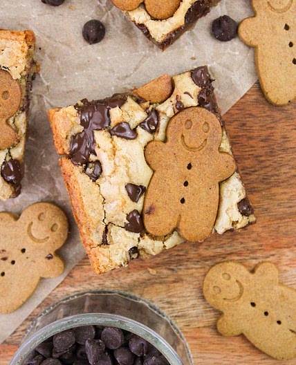 Gingerbread Espresso Blondies