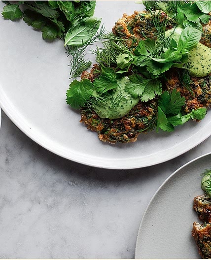 Iranian Herb Fritters