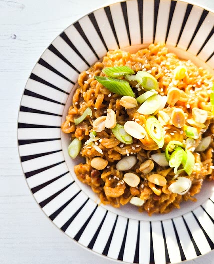Quick 5 Minute Satay Peanut Butter Instant Noodles