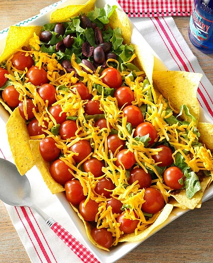 Patriotic Taco Salad
