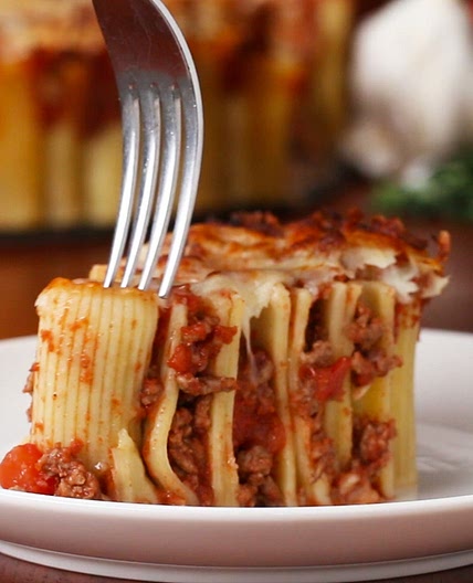 Rigatoni Pie Recipe by Tasty
