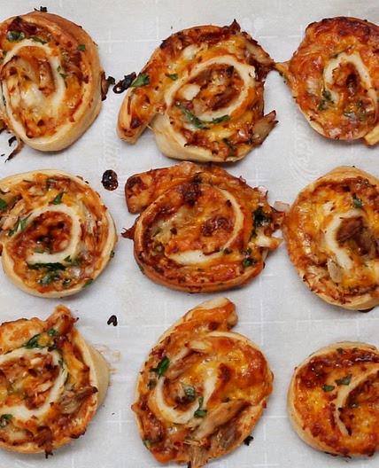 BBQ Chicken Roll-Ups Recipe by Tasty