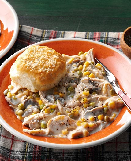 Alfredo Chicken & Biscuits