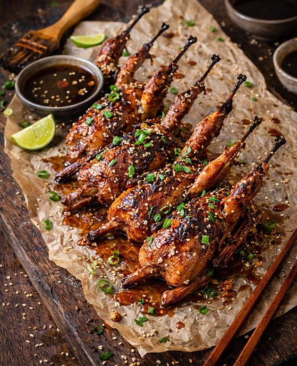 Asian Style Roasted Quail