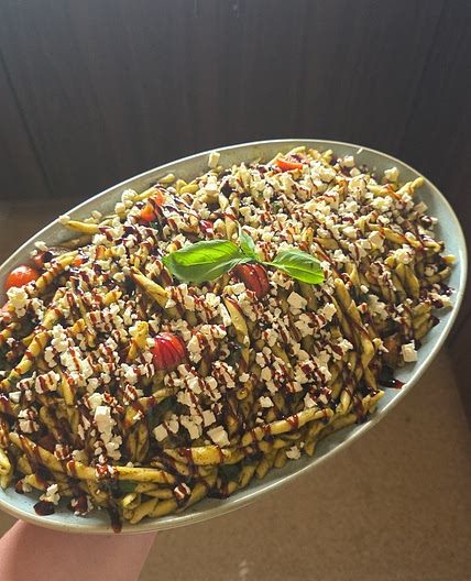 Caprese style pasta