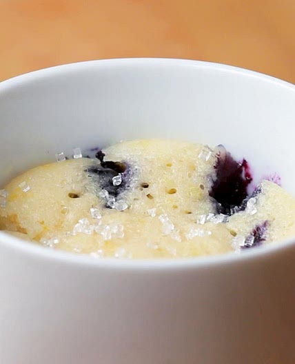 Blueberry Mug Muffin Recipe by Tasty