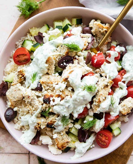 Greek Chicken Bowl Recipe