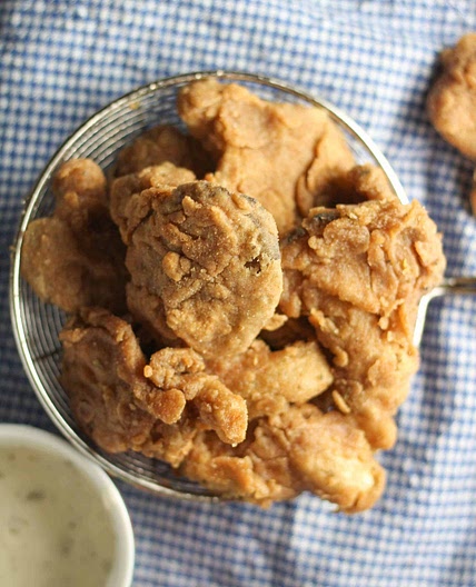 Fried Oyster Mushrooms