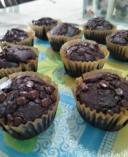 SUPER FLUFFY Chocolate Chip Low Carb Muffins