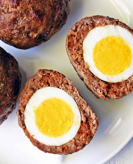 2-Ingredient Baked Scotch Eggs