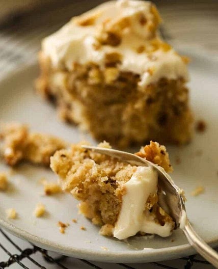 Banana Cake with Cream Cheese Frosting Recipe