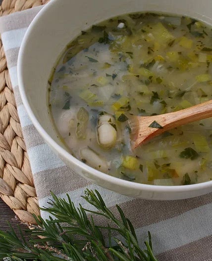 Rosemary, Leek and Bean Soup
