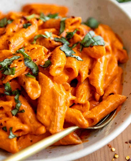 Spicy Red Pepper Vodka Pasta