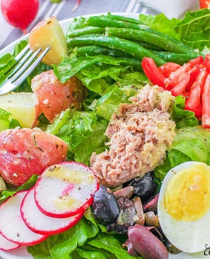 French Nicoise Salad with Dijon Dressing Recipe