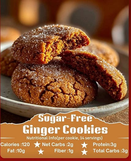 Sugar free ginger cookies